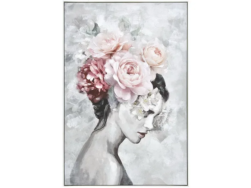 Leinwand handgemalt FRIDA 1 Stück 82.5x122.5x4.5cm