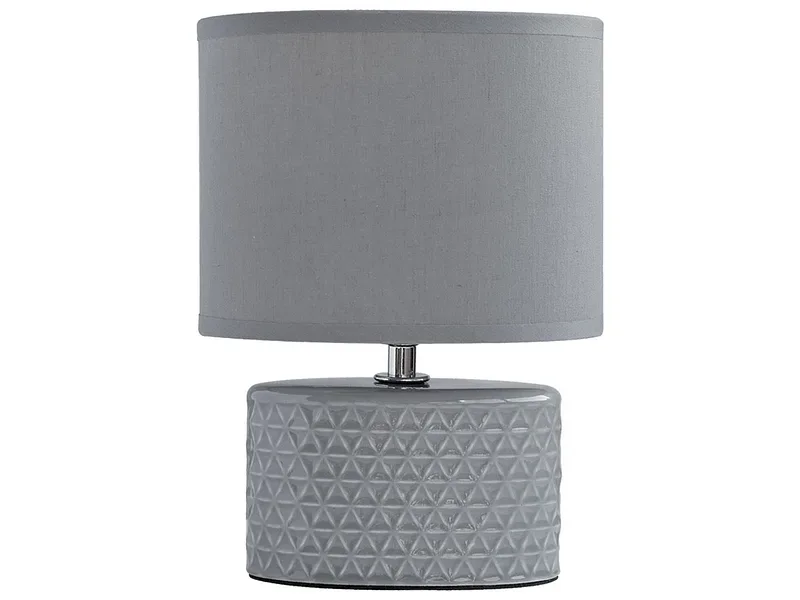 Tischlampe BELLA 23cm 40W grau