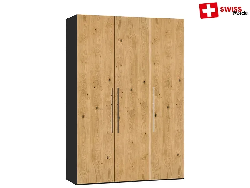Drehtürenschrank SIERRE eiche 3 Türen