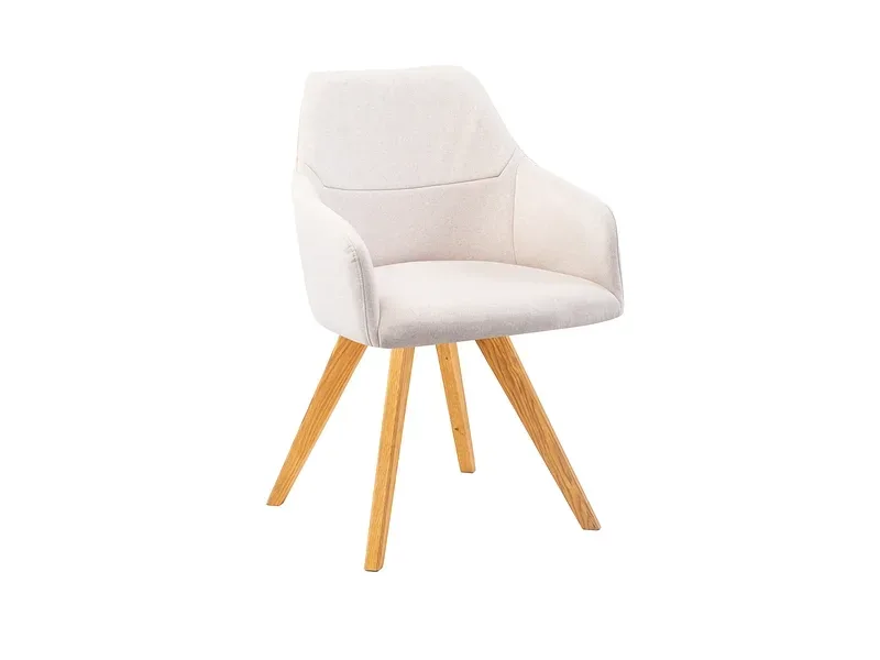 Stuhl AROSA Stoff beige drehsitz