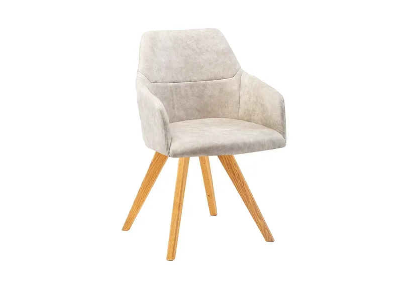 Stuhl AROSA Stoff taupe drehsitz