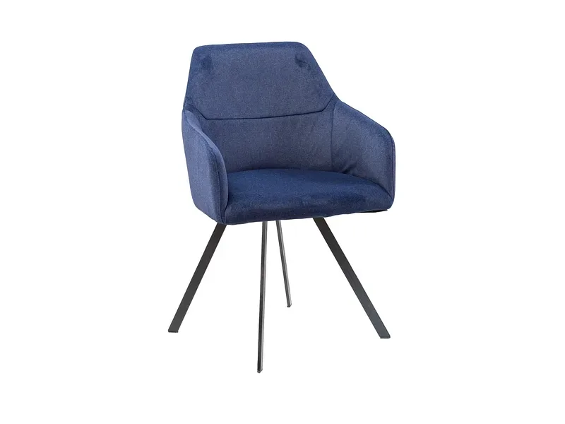 Stuhl AROSA Stoff blau drehsitz