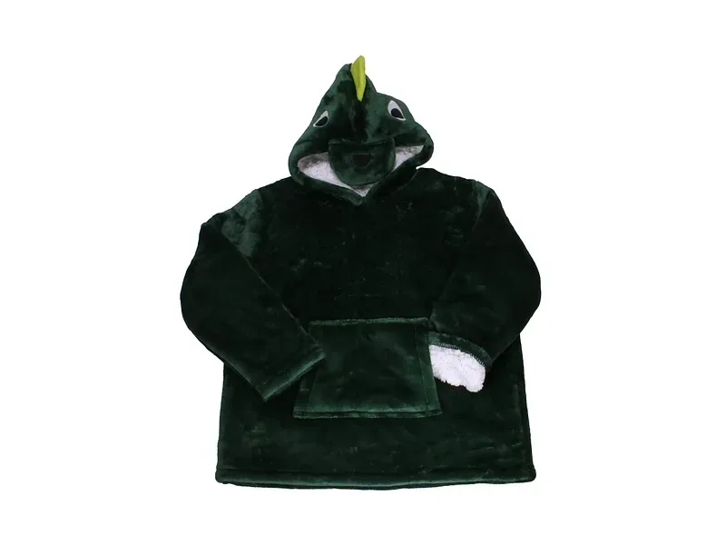 Sweatshirt mit Kapuze BAMBINI grün
