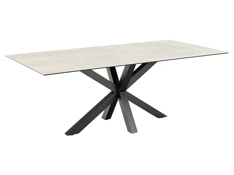 mutoni - Esstisch Triple-X Keramik hellgrau 200, One Size