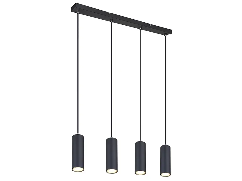 Hängelampe ROBBY 65x120cm 35W schwarz