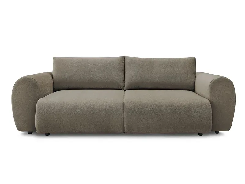 3er Sofa BOBOCHIC LUCIEN Stoff taupe