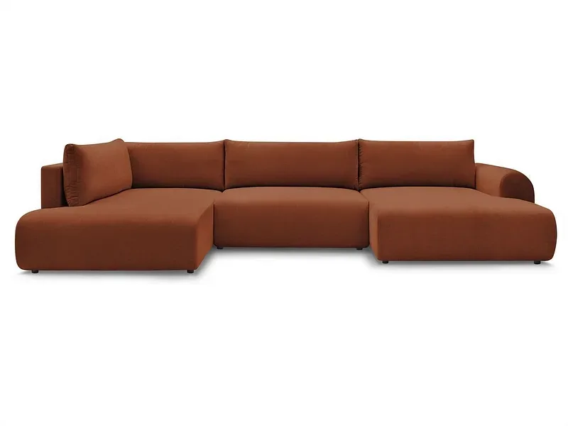 Wohnlandschaft BOBOCHIC LUCIEN Stoff orange