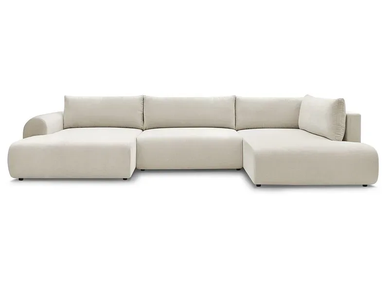 Wohnlandschaft BOBOCHIC LUCIEN Stoff beige