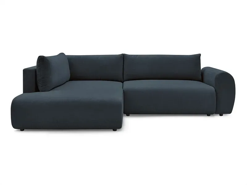 Ecksofa BOBOCHIC LUCIEN Stoff dunkelblau