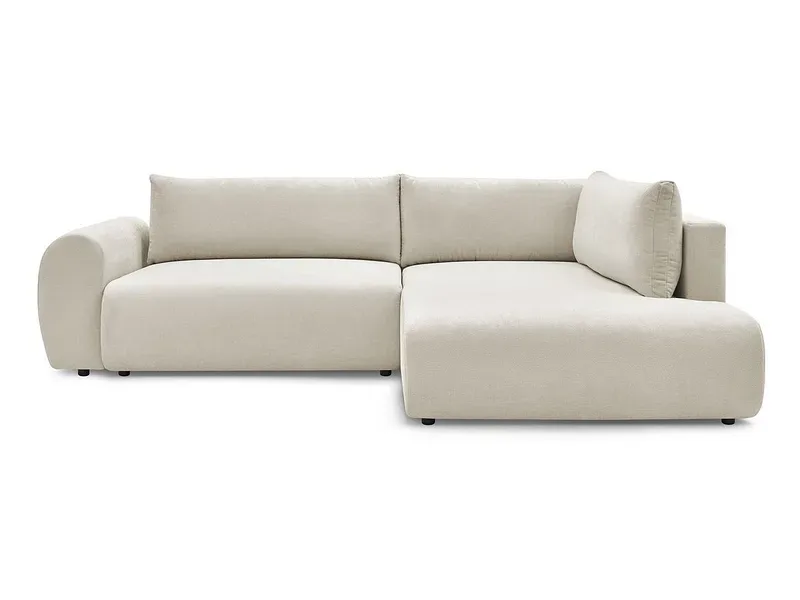 Ecksofa BOBOCHIC LUCIEN Stoff beige