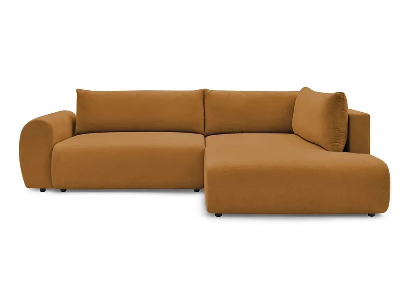 Ecksofa BOBOCHIC LUCIEN Stoff gelb