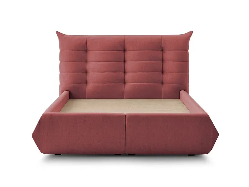 Kastenbett BOBOCHIC CLOTHILDE 160x200cm spanplatte rot