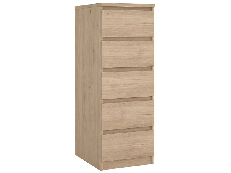 Kommode NAIA 5 Schubladen 50x40.4x111.3cm jackson eiche matt