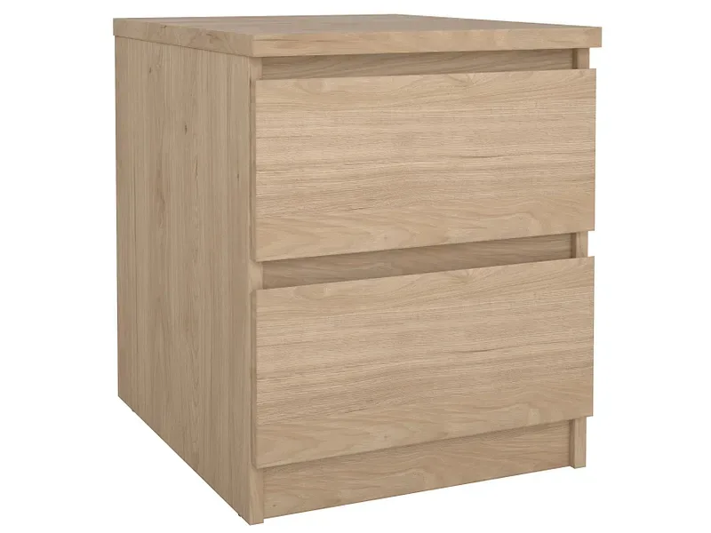 Nachttisch NAIA 2 Schubladen 40.4x50x49.5cm jackson eiche matt