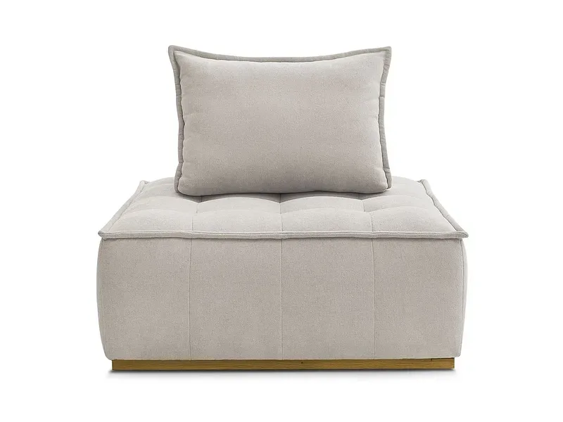 Modulare Sessel für Sofa BOBOCHIC ELISA Stoff mit Textur beige