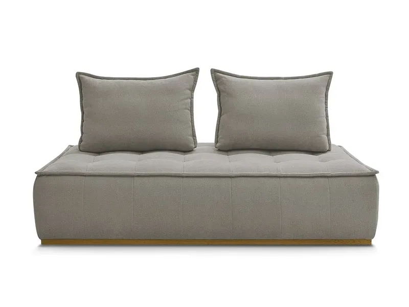 Modulare Sessel für Sofa BOBOCHIC ELISA Stoff mit Textur taupe