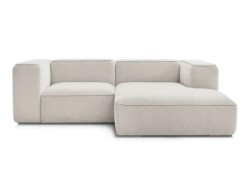 Ecksofa BOBOCHIC ZEPHYR Stoff mit Textur beige