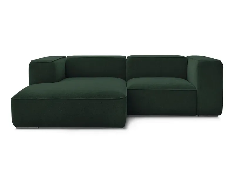 Ecksofa BOBOCHIC ZEPHYR Stoff mit Textur grün