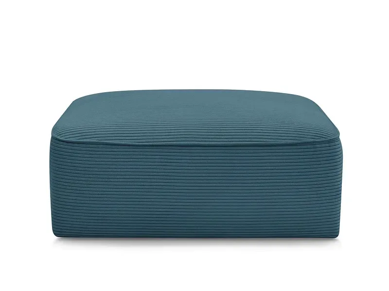 Hocker BOBOCHIC LEOPOLD 90x96x42cm cord-stoff hellblau
