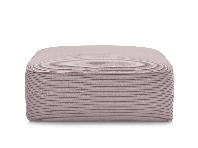 Hocker BOBOCHIC LEOPOLD 90x96x42cm cord-stoff violett