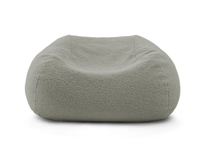 Hocker BOBOCHIC MERIBEL 70x120x60cm boucle-stoff hellgrau