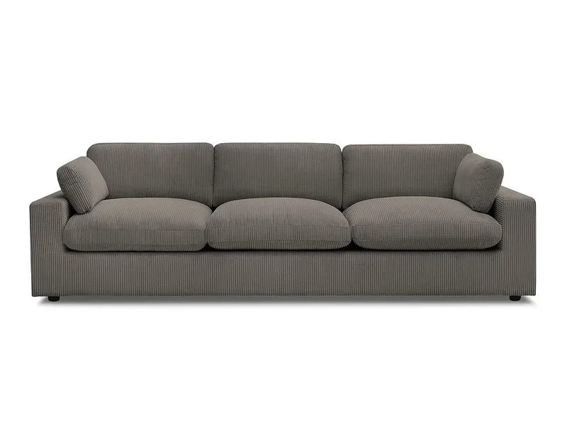 Sofa BOBOCHIC BELAIR Cord-Stoff taupe