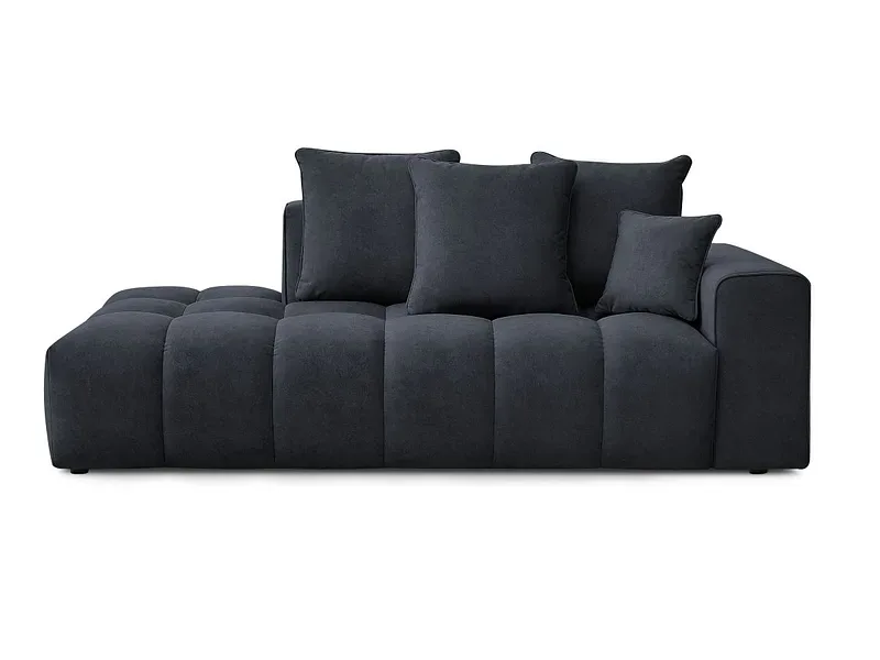 3er Sofa BOBOCHIC MONT-BLANC Samt dunkelblau