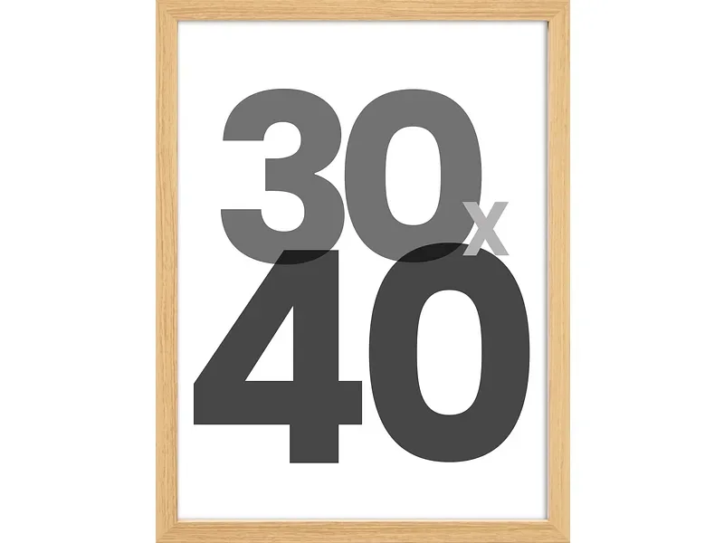 Fotorahmen APRIL 30x40cm natürliches holz