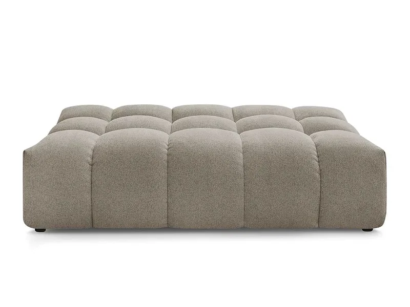 Hocker BOBOCHIC EVEREST 100x166x40cm stoff chiniert taupe