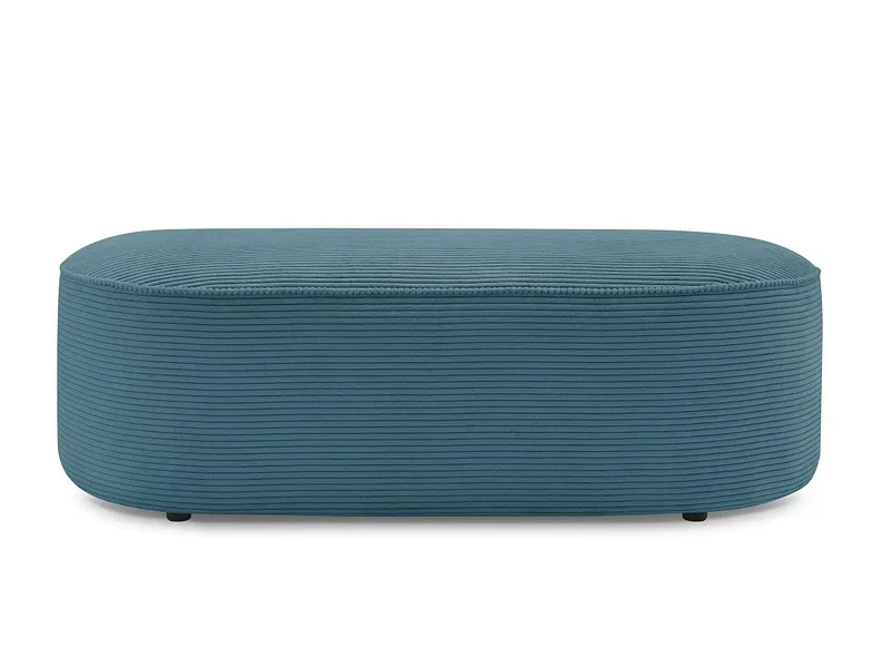 Hocker BOBOCHIC ROUSSEAU 70x140x45cm cord-stoff dunkelblau