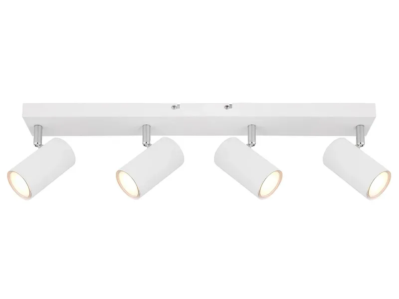 mutoni - Strahler Robby Metall weiss 4xGU10, One Size, Multicolor