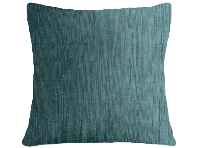 Kissen EDWINA 45x45cm ocean blue unifarben