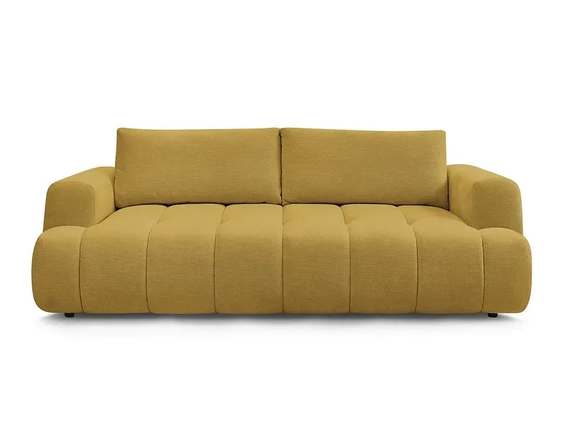 3er Sofa BOBOCHIC FUJI Stoff gelb