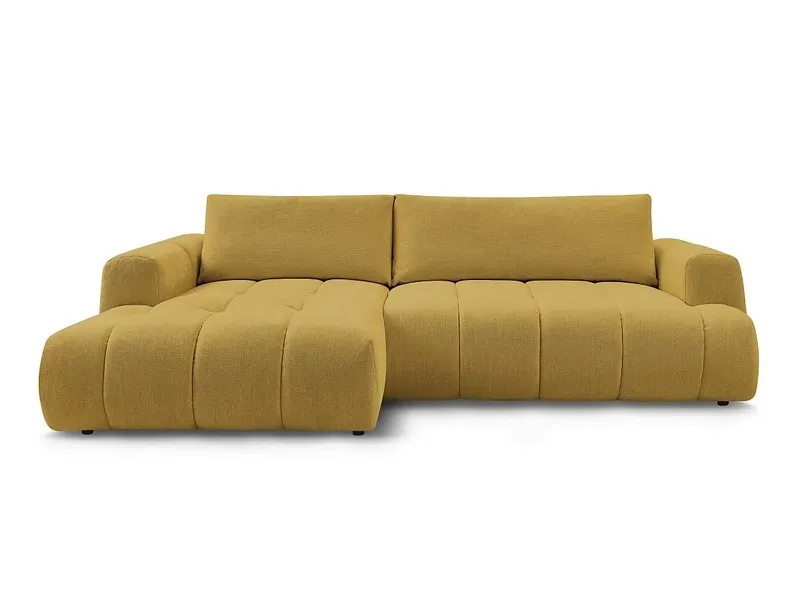 Ecksofa BOBOCHIC FUJI Stoff gelb