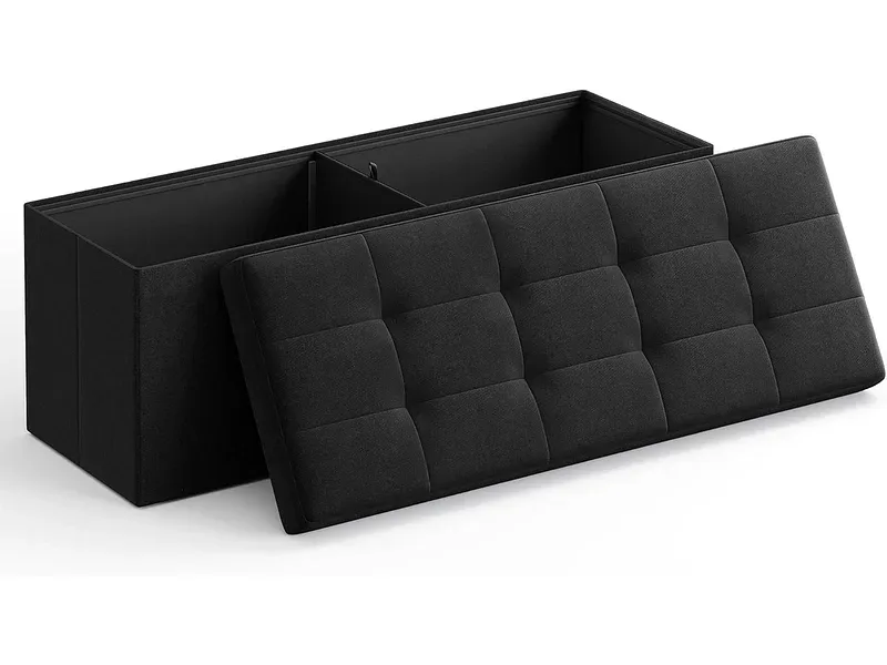 Bettkasten SONGMICS TRUNK Stoff schwarz