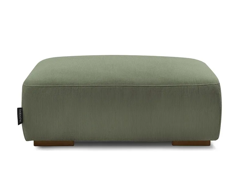 Hocker BOBOCHIC SIDONIE 70x100x40cm cord-stoff grün