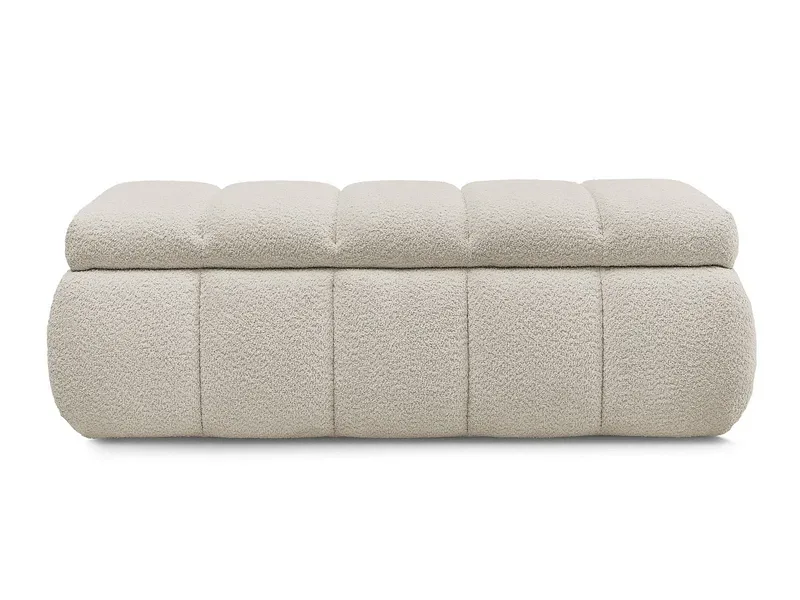 Bettkasten BOBOCHIC DENALI Boucle-Stoff beige