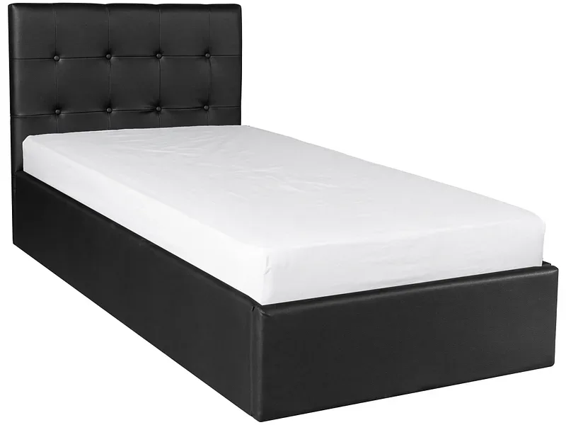 Kastenbett ALIX 90x200cm schwarz