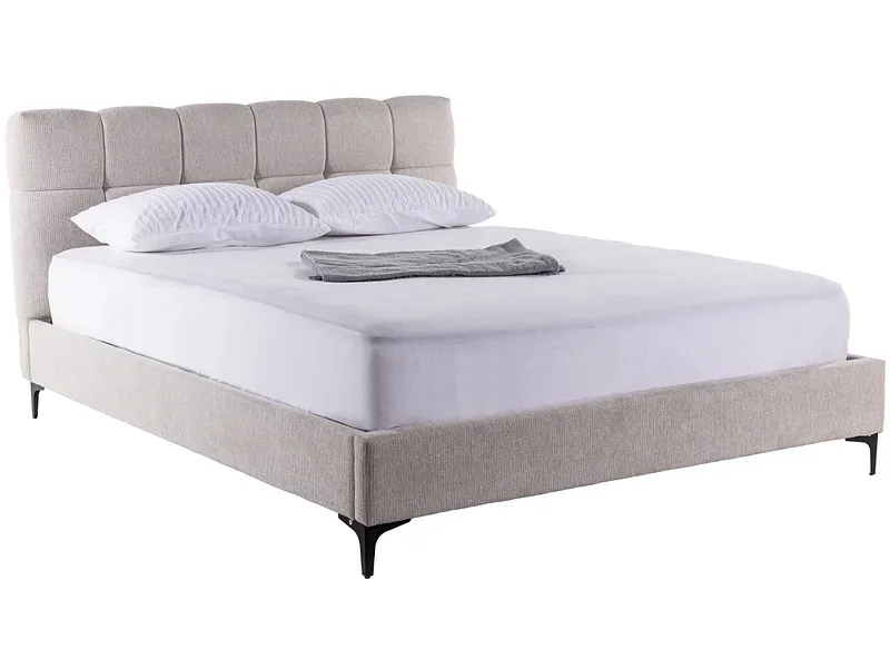 Bett ALBA 180x200cm stoff beige