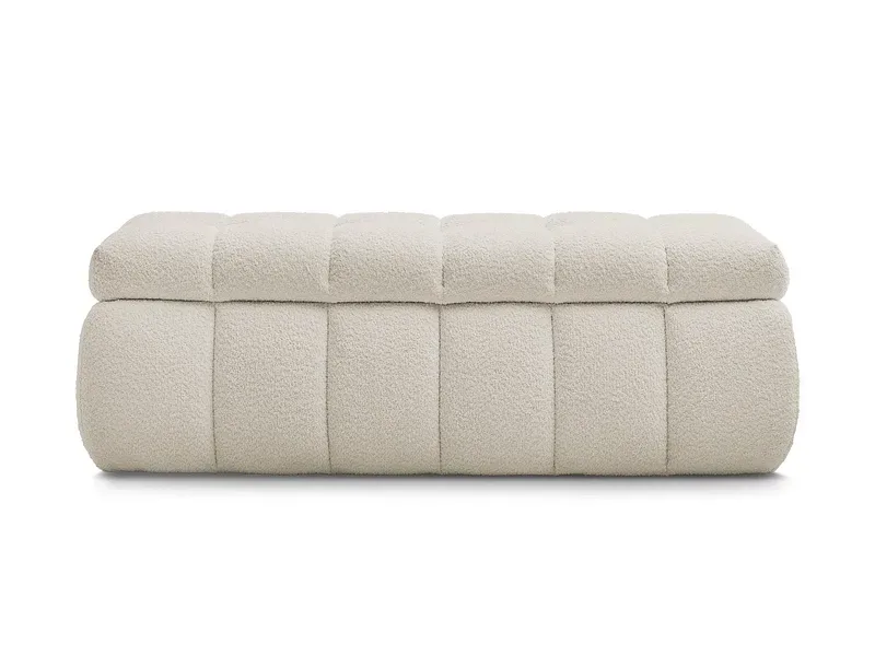 Bettende BOBOCHIC MONT-BLANC Boucle-Stoff beige