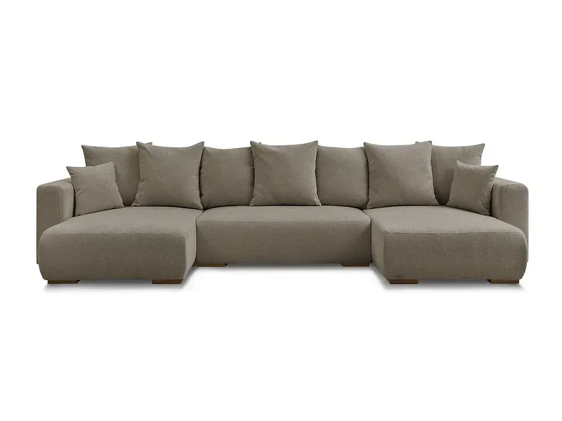 Wohnlandschaft BOBOCHIC SIDONIE Stoff chiniert taupe