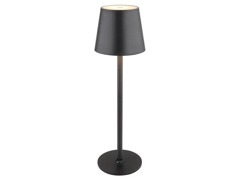 USB-aufladbare Lampe LED MALO 36cm 3W schwarz
