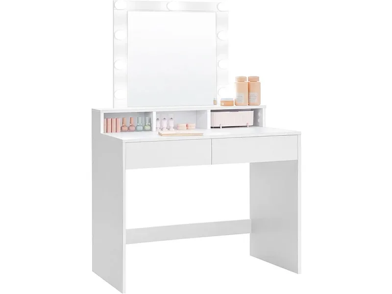 Frisierkommode SONGMICS CRUSH 40x80x145cm weiss