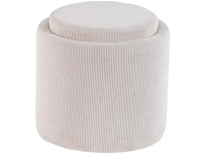 Hocker AYLO 45x45x41cm stoff braun