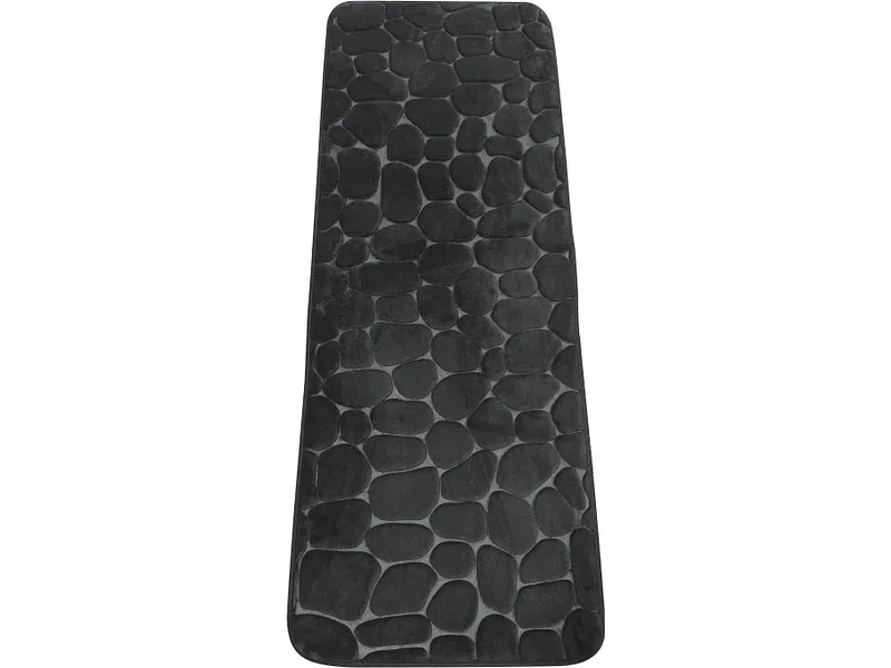 Badematte AMIR 45x120cm schwarz