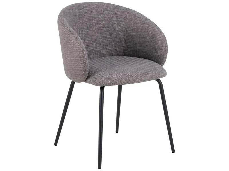 Stuhl ELEANOR Polyester grau