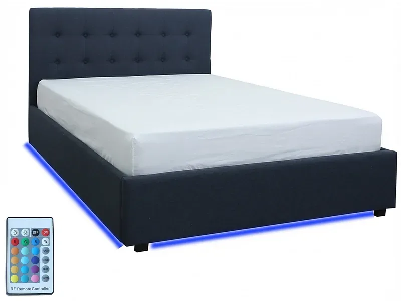 Kastenbett LASER 140x200cm dunkelblau