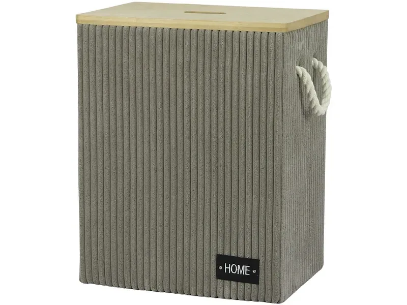 Wäschekorb HAMPER grau 24x34x42cm