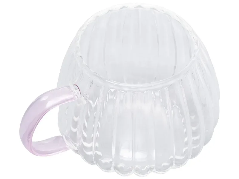 Kaffeebecher MORGAN 35cl glas rosa 1 Stück