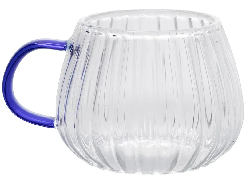Kaffeebecher MORGAN 35cl glas blau 1 Stück